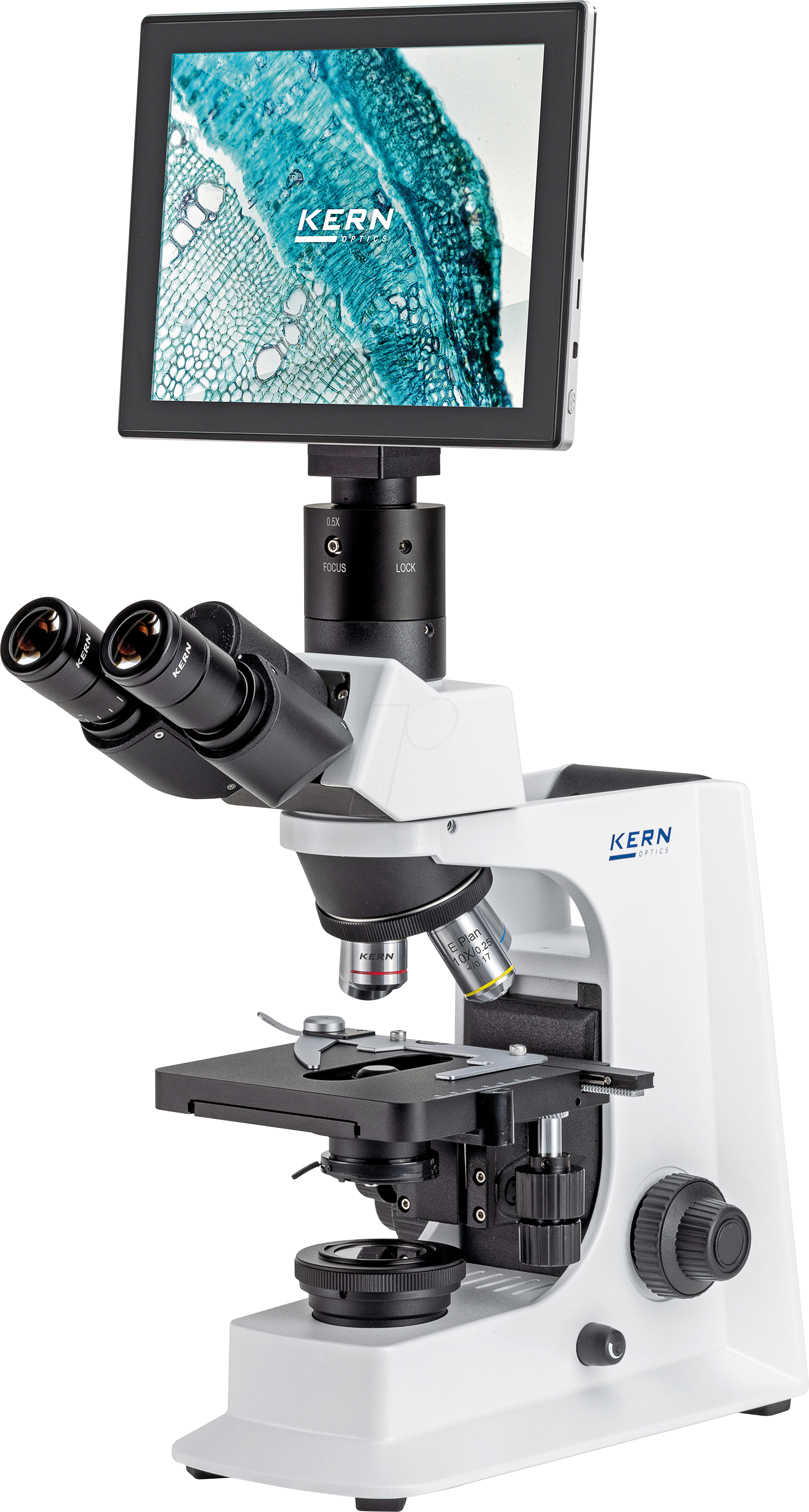 KS OBL 137T241 - Durchlichtmikroskop - Digitalset OBL 137T241, 4x/10x/40x/100x