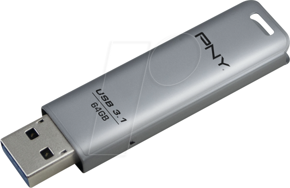 FD64GESTEEL31G - USB-Stick, USB 3.1, Elite Steel, 64 GB