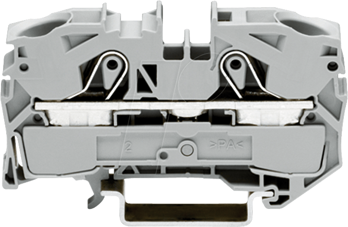 WAGO 2016-1201 - Durchgangsklemme, 2-Leiter, Ø 0,5 - 16,0 mm