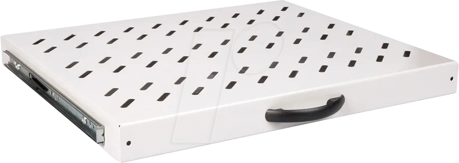 ROLINE 26210275 - 19'' Fachboden, 1 HE, ausziehbar, grau