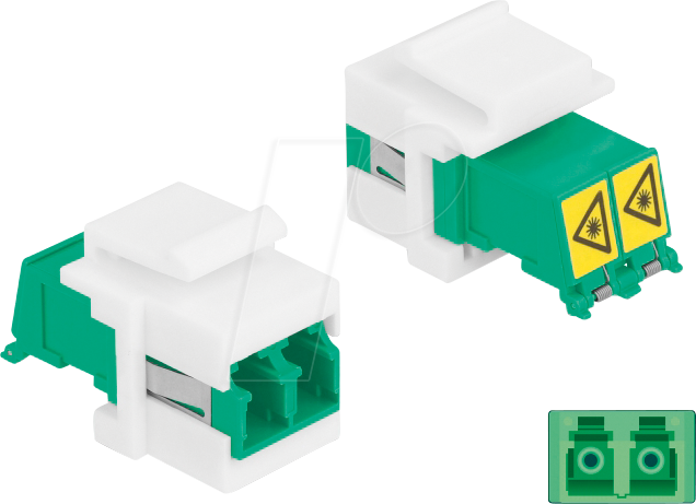 DELOCK 86833 - Keystone Modul LC Duplex Buchse > Buchse