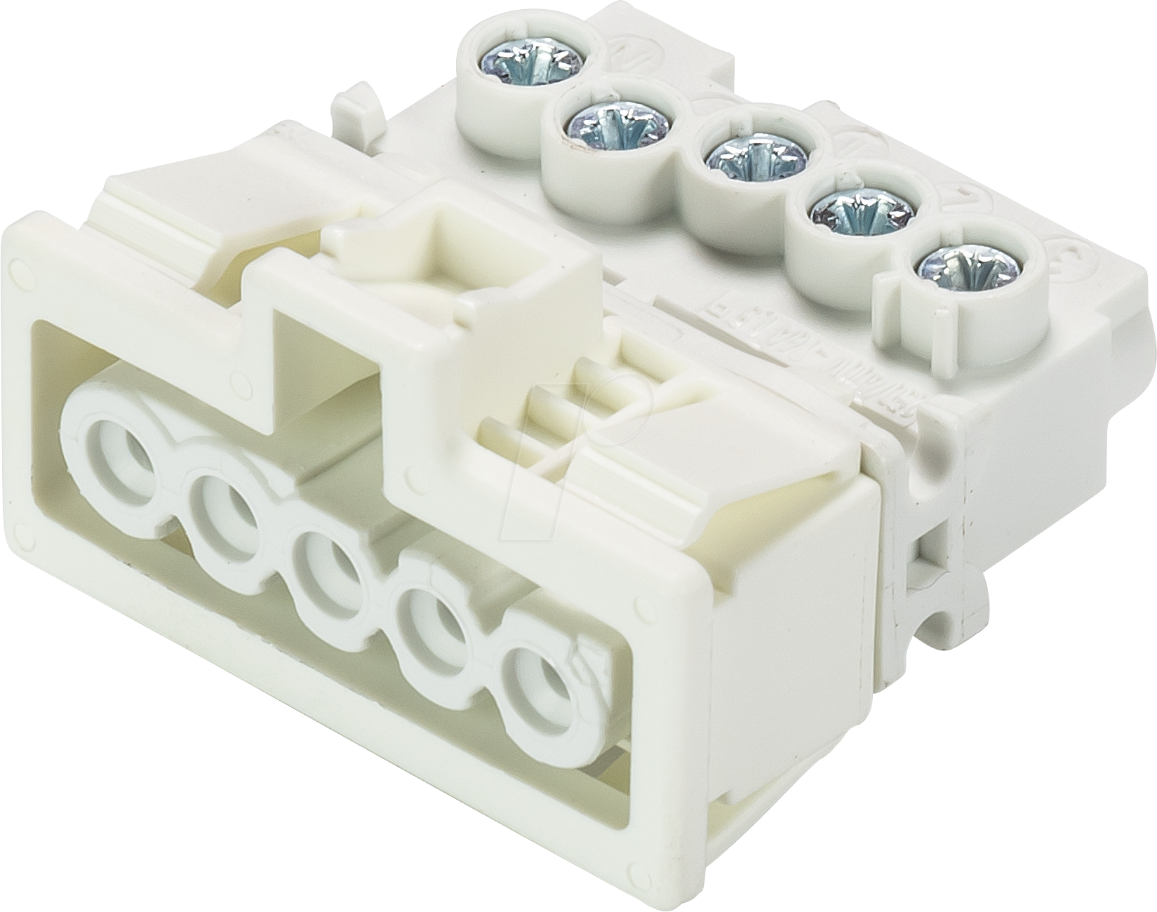 GST 15I5 B RV W - Geräteanschluss (Snap-in) - Buchse, weiß, 5-pol