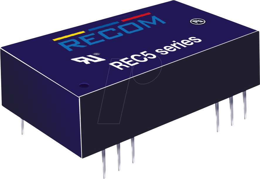 REC5-2412DRWH4A - DC/DC-Wandler REC5, 18-36 Vin, Single, ±12 Vout, ±210 mA, DIL-24
