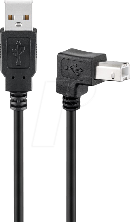 AK USB AB AGW 0M - USB 2.0 Kabel, A Stecker auf B Stecker, 0,5m