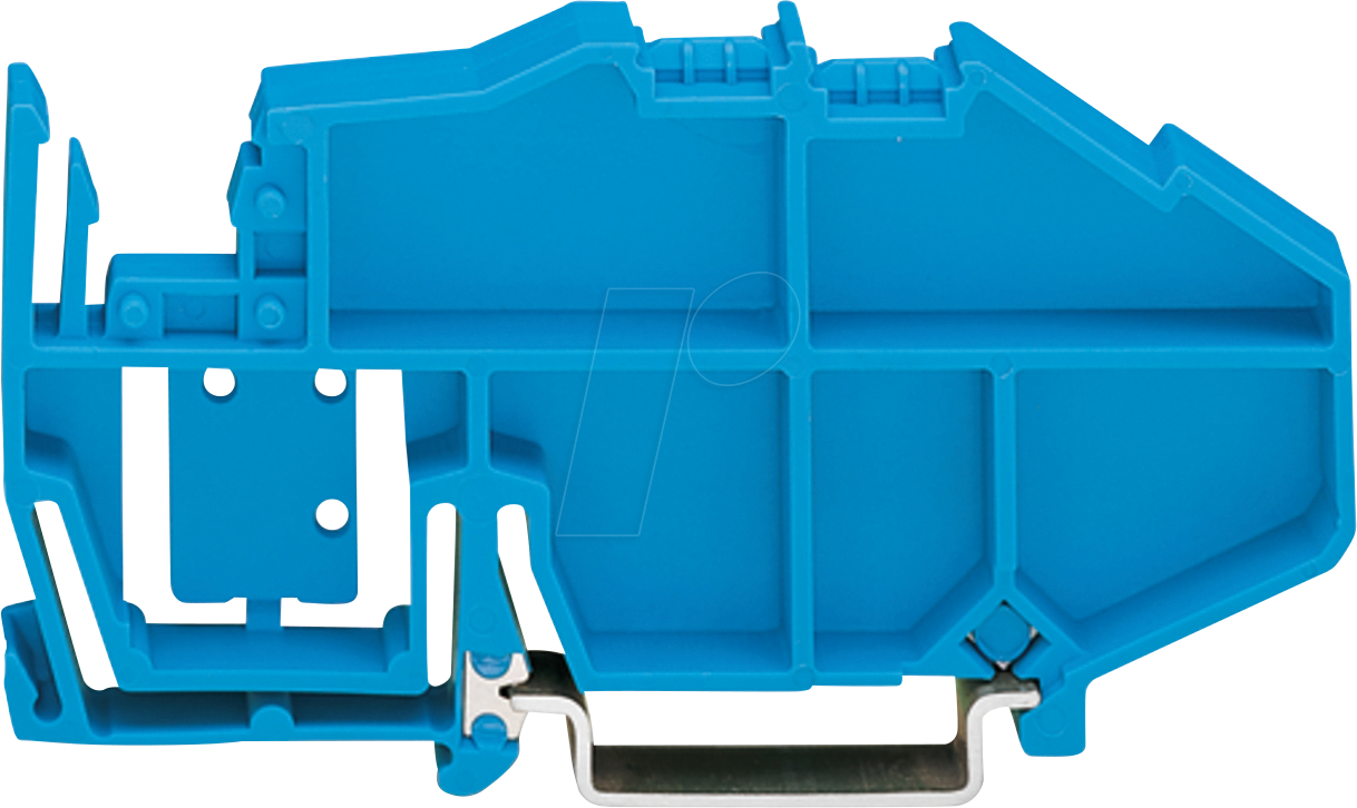 WAGO 777-305 - Sammelschienenträger, auf TS 35 aufrastbar, 8 mm dick, blau