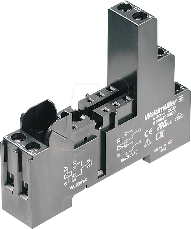 SRC-I 2CO - Relaissockel RIDERSERIES RCI für 2 Wechsler