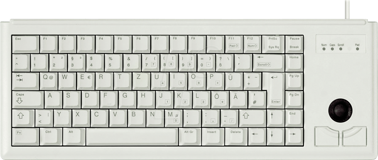 G84-4400LUBIT-0 - Tastatur, mit Trackball, Italien