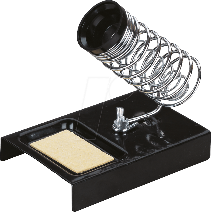 HALTER ZD-10A - Lötkolbenablage, Ablageständer, mit Trichterfeder, Nassreinigung