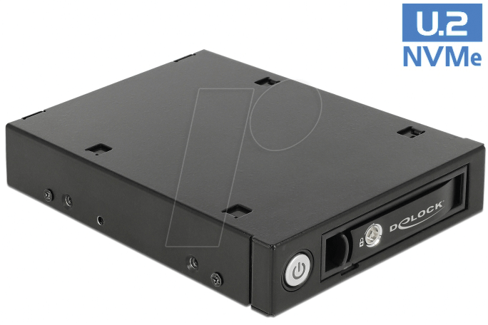 DELOCK 47232 - 3.5'' Wechselrahmen für 1x 2.5'' U.2 NVMe SSD / SATA, SAS HDD, SSD