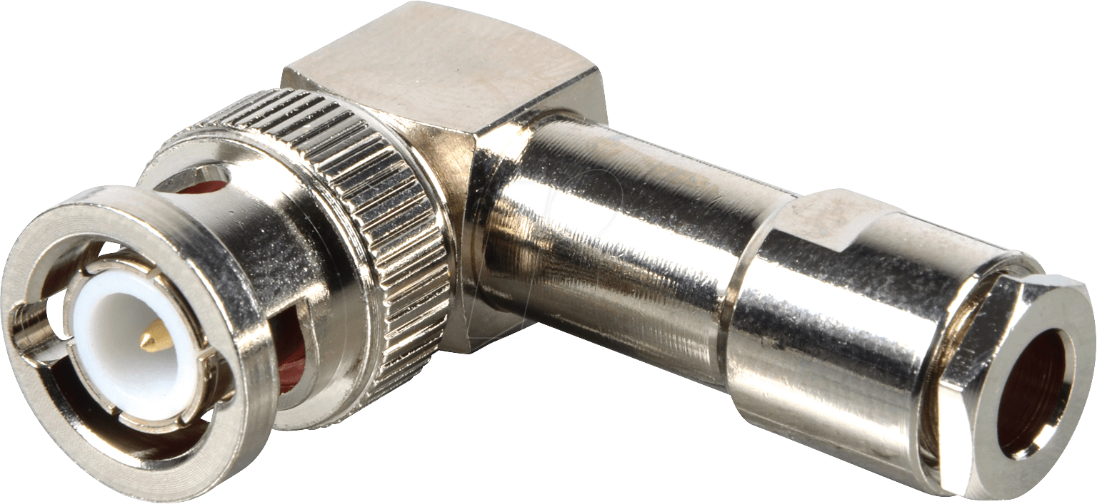 UG 88UW - BNC-Stecker für RG-58, gewinkelt, Lötversion