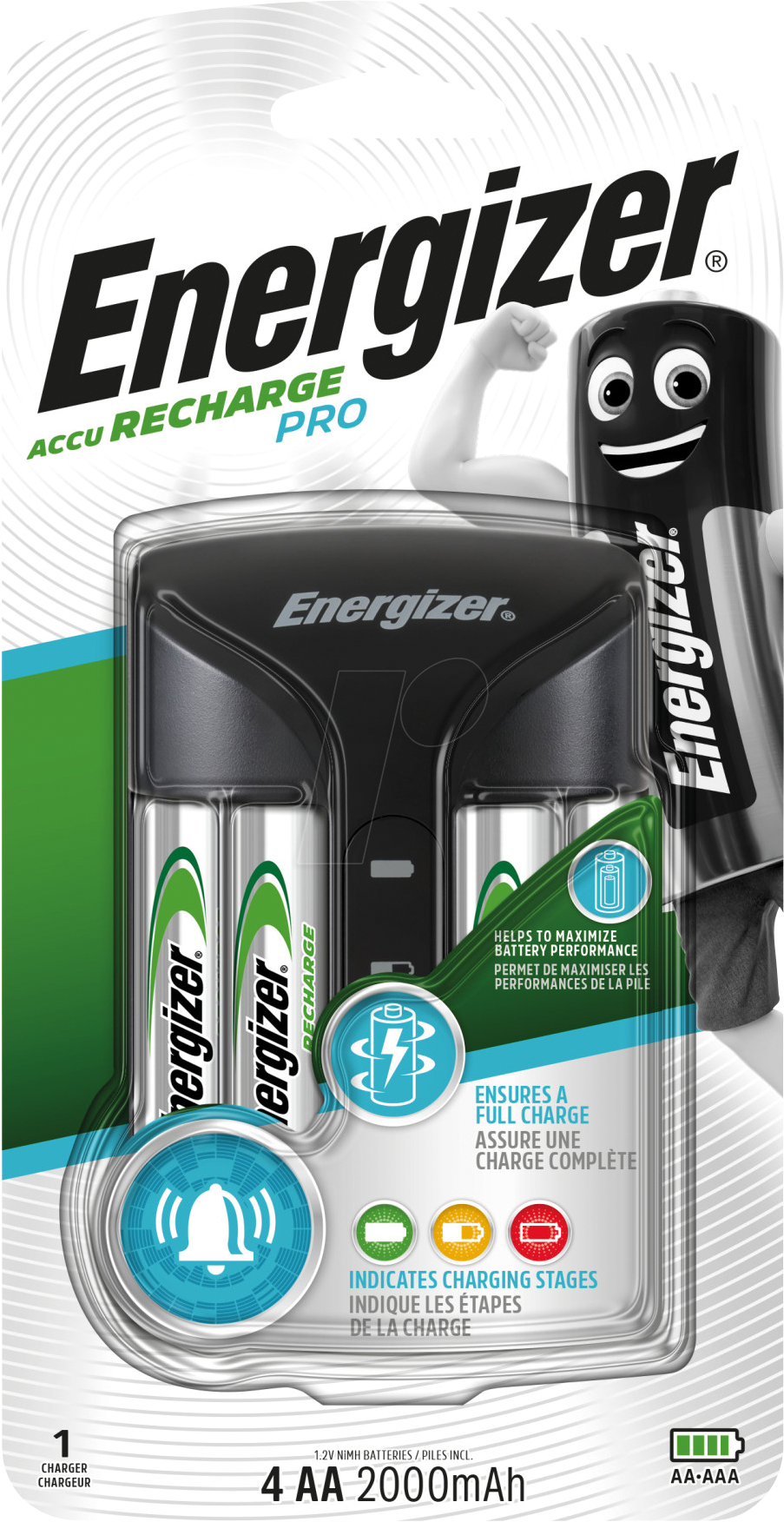 ENERGIZER PRO - Steckerladegerät, NiCd, NiMh - PRO