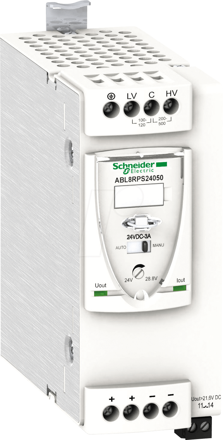 ABL8RPS24050 - Schaltnetzteil, Hutschiene, 120 W, 24 V, 5 A