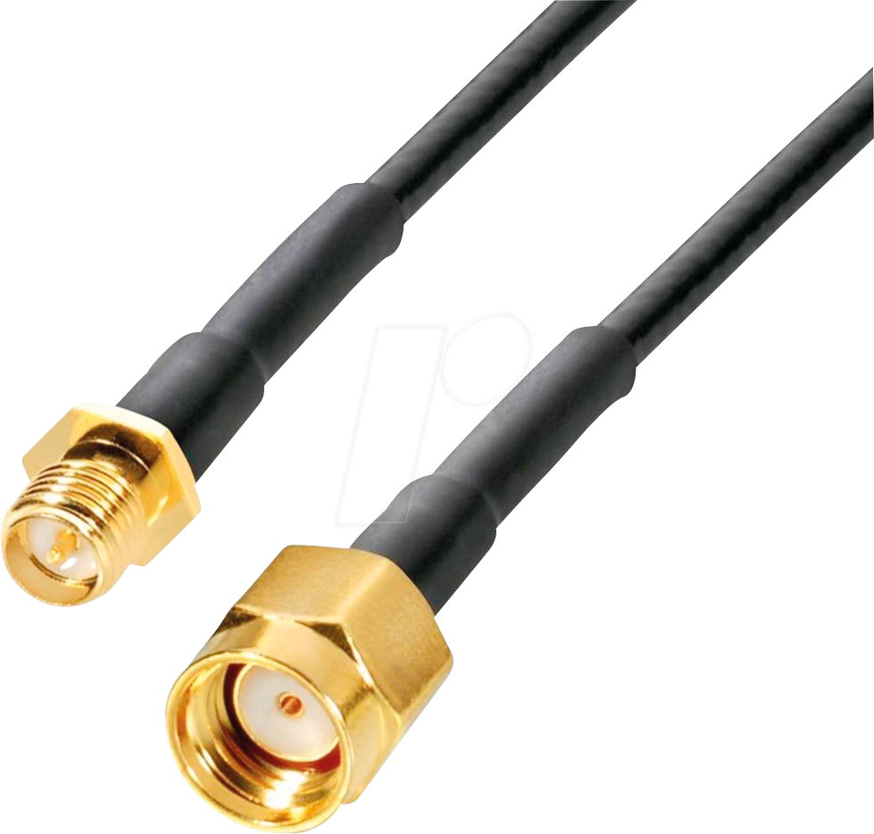 WIT POLY-103369 - Antennenkabel, RP-SMA Stecker / RP-SMA Buchse, 5 m