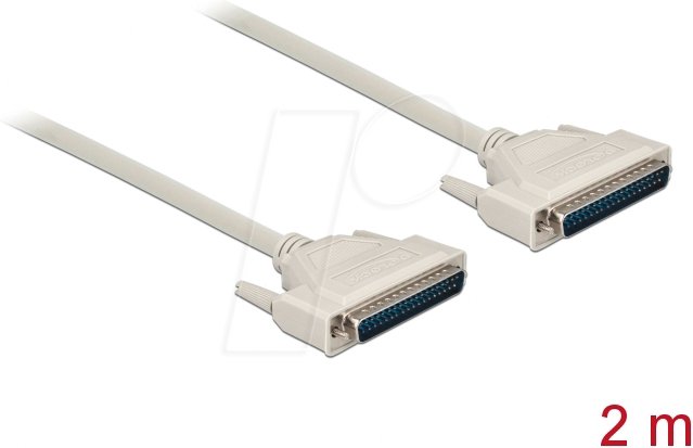DELOCK 86879 - Kabel Seriell, D-Sub 37, Stecker/Stecker, 2 m