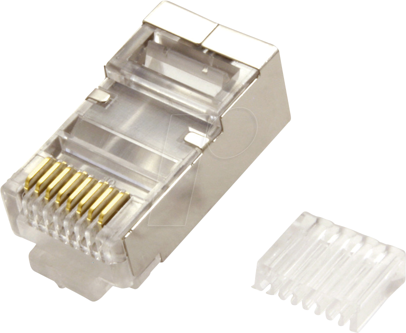 Thumbnail - VALUE 21993065 - Modularstecker RJ45, Cat.6a, geschirmt, 100 Stück