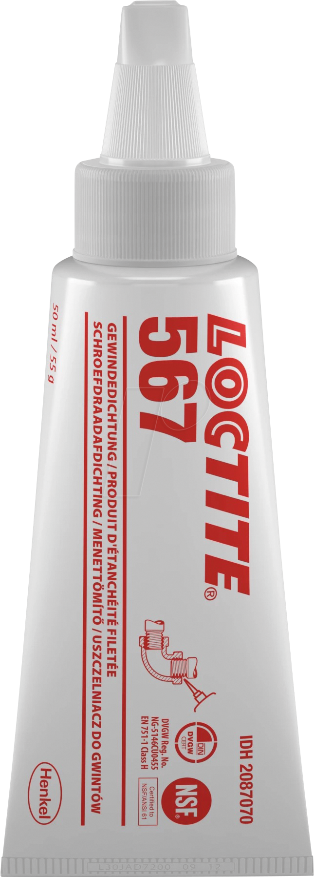 LOCTITE 567 - Gewindedichtung, hochtemperaturbeständig, Tube, 50 ml
