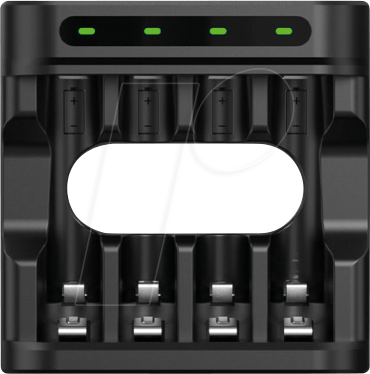 XTAR L4 BDL 4XAA - Ladegerät L4, Li-Ion, inkl. 4x AA (Mignon) Li-Ion Akkus, 1,5 V