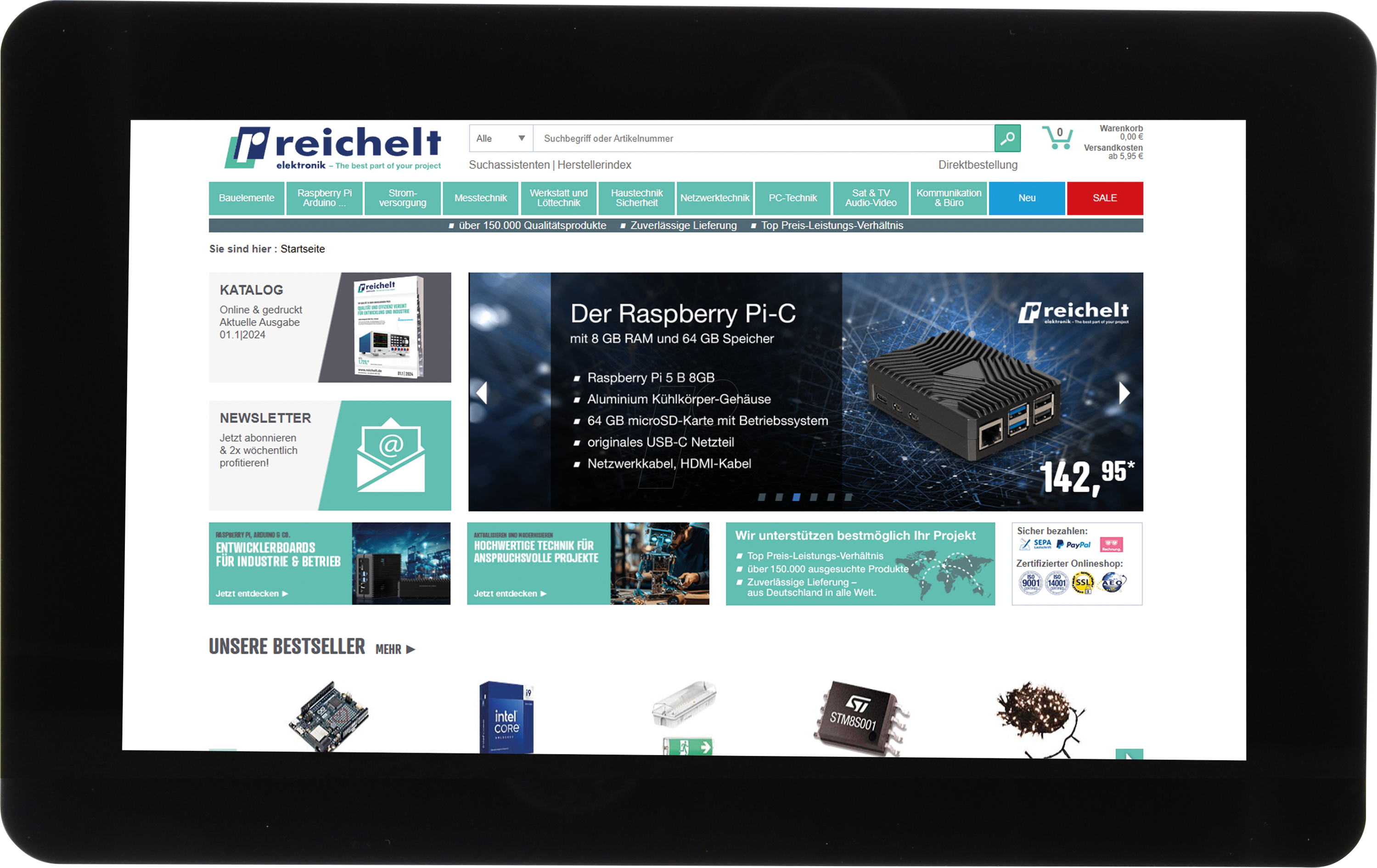 RASP PI 7TD 2 - Raspberry Pi Shield - Display LCD-Touch, 7'', 720x1280 Pixel