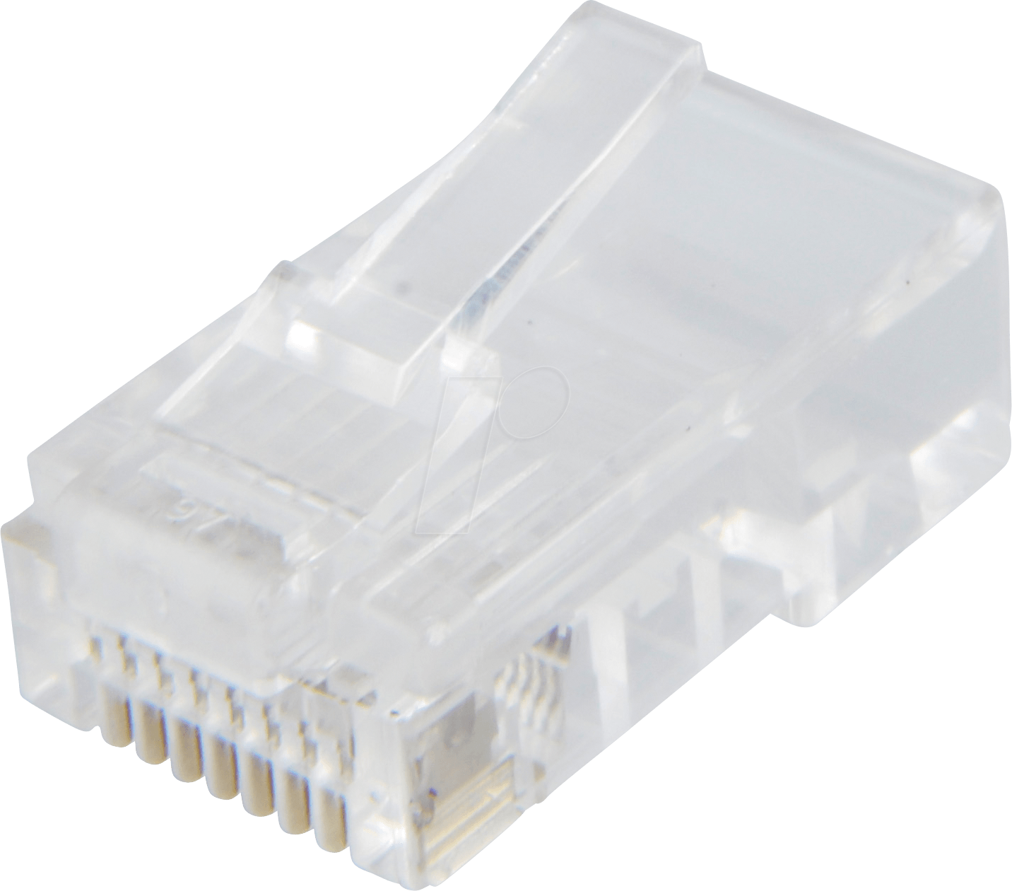 MP 8-8 - Modular Stecker RJ45, Kontakte 8, bestückt 8