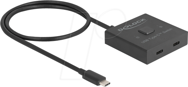 DELOCK 18911 - USB 3.1 Switch 2 Port USB-C, bidirektional, 8K 60 Hz