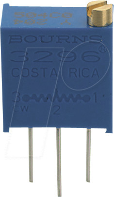 BOU 3299Y-1-104 - Spindeltrimmer, 25 Gänge, 100 kOhm, linear