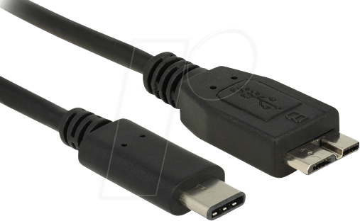 DELOCK 83676 - USB 10 Gb/s Kabel, C Stecker auf Micro B Stecker, 0,5 m