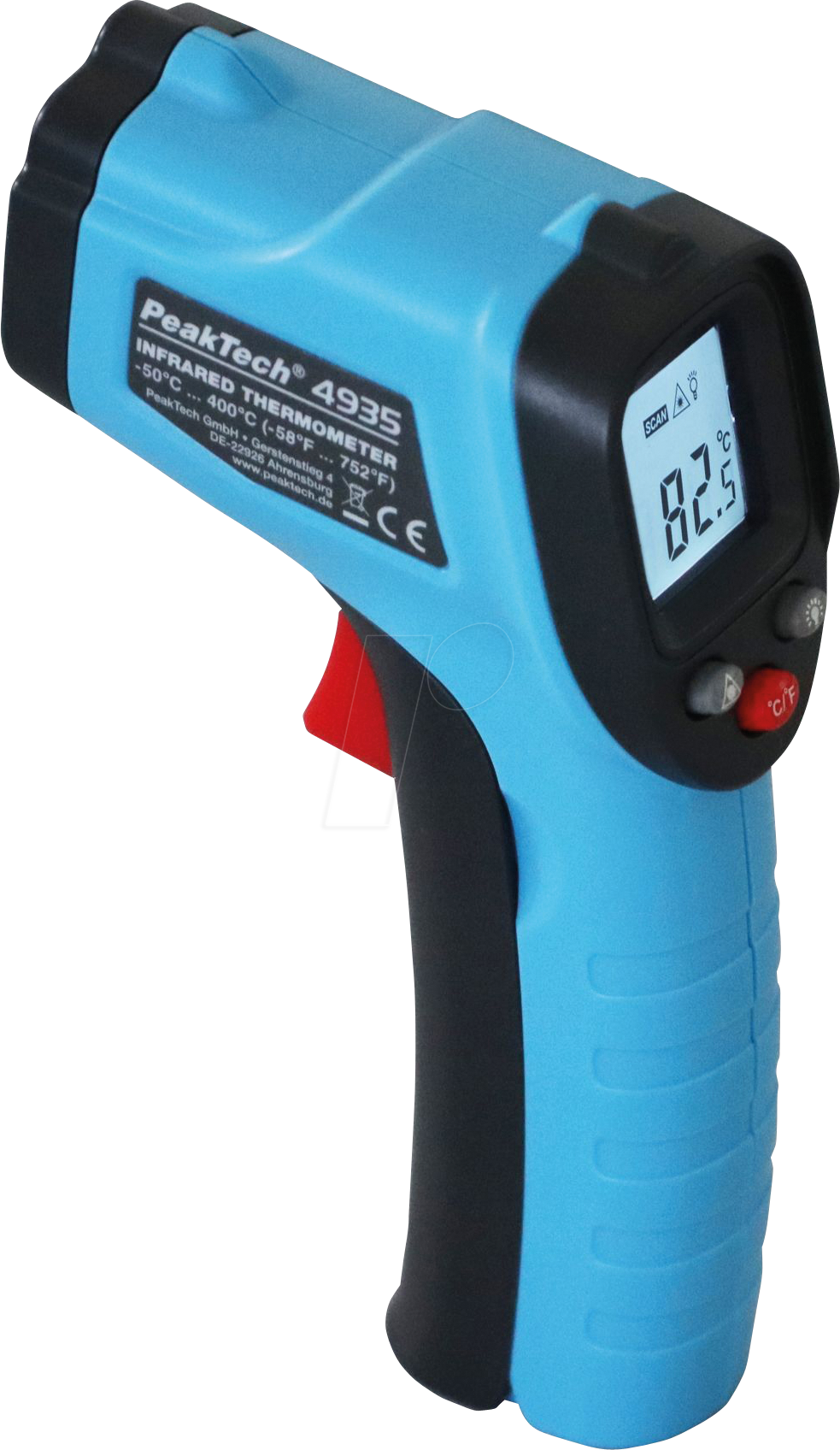 PEAKTECH 4935 - Infrarot-Thermometer, -50 bis +400°C