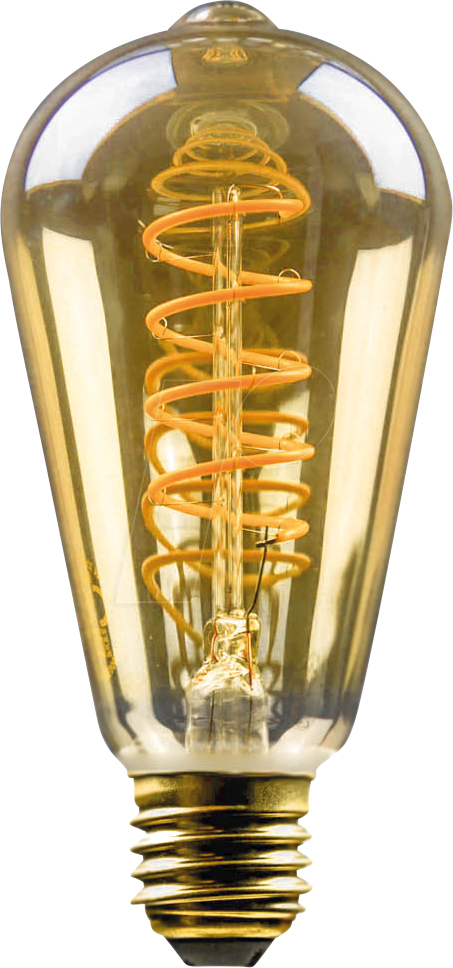 BLULAXA 44982 - LED FlexFilament ST64, E27, 380 lm, 4,8 W, 2200K, dimmbar