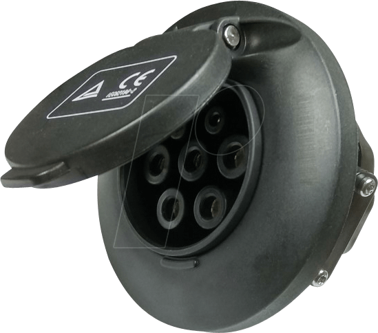 DUO LD T2 32W 3P - Ladedose Typ 2, 32A, 3P, weiblich