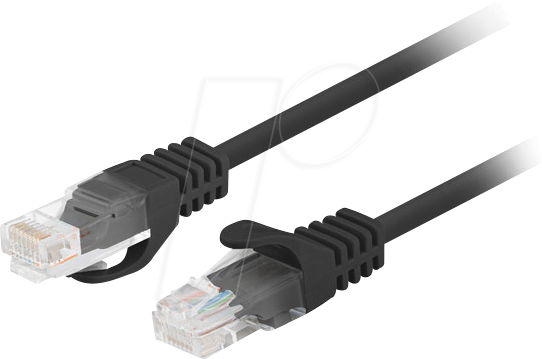 Thumbnail - LBG 510CC1500BK - Patchkabel RJ45 Cat.5e UTP 15 m schwarz