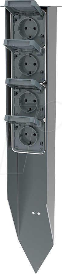 JEHOKA 68499555 - Steckdosenspieß B 6.4, 4 Steckdosen