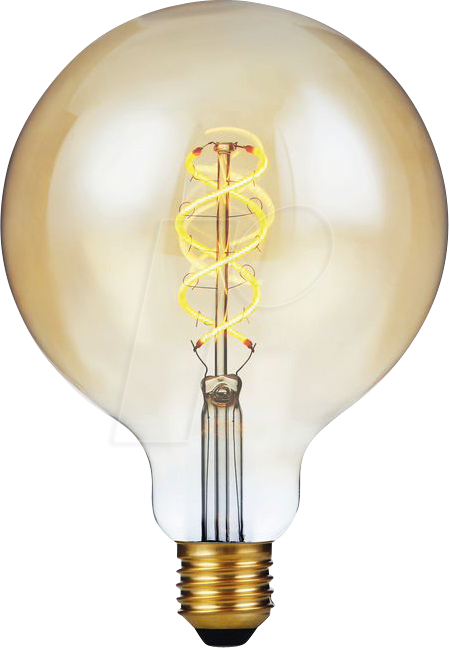 SCHI LX032725505 - LED-Lampe E27, 5 W, 460 lm, 2200 K, Filament, dimmbar