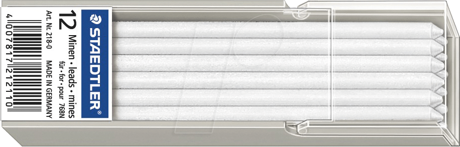 STAEDTLER 218-0 - Mine für Trockenmarker omnichrom 12 Stück weiß