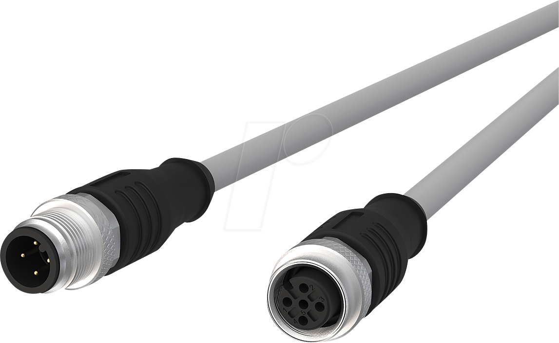 MC 142MLA12020 - Sensorleitung, M12, 4 pol, St > Ku, 2 m