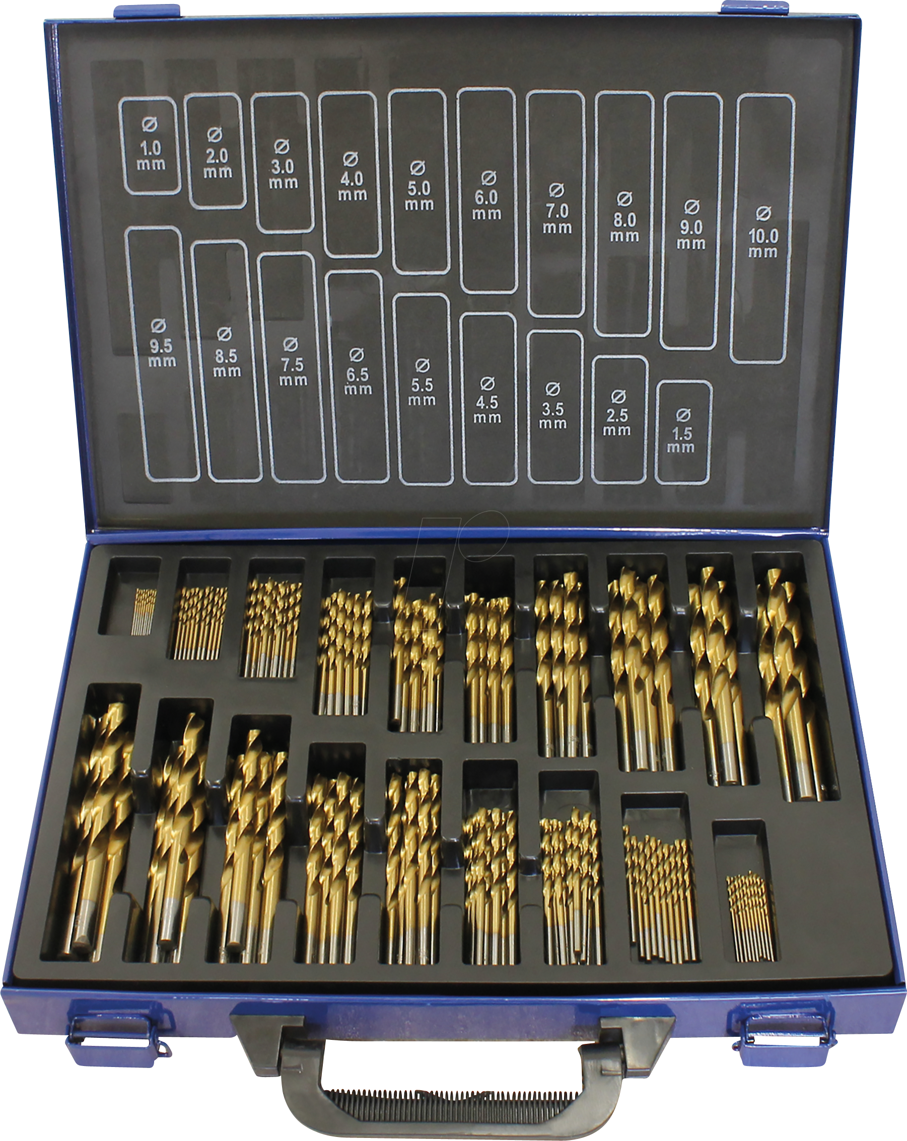 MCP-1533646 - Spiralbohrersatz, HSS-G, 170-teilig, 1 - 10 mm