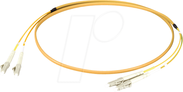 Thumbnail - O0350FT.1 - Duplex Jumper LC-LC OS2, Flat Twin 1 m