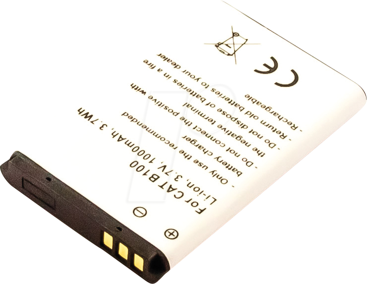 AKKU 13316 - Ersatzakku für CAT, B100, Li-Ion, 1000 mAh