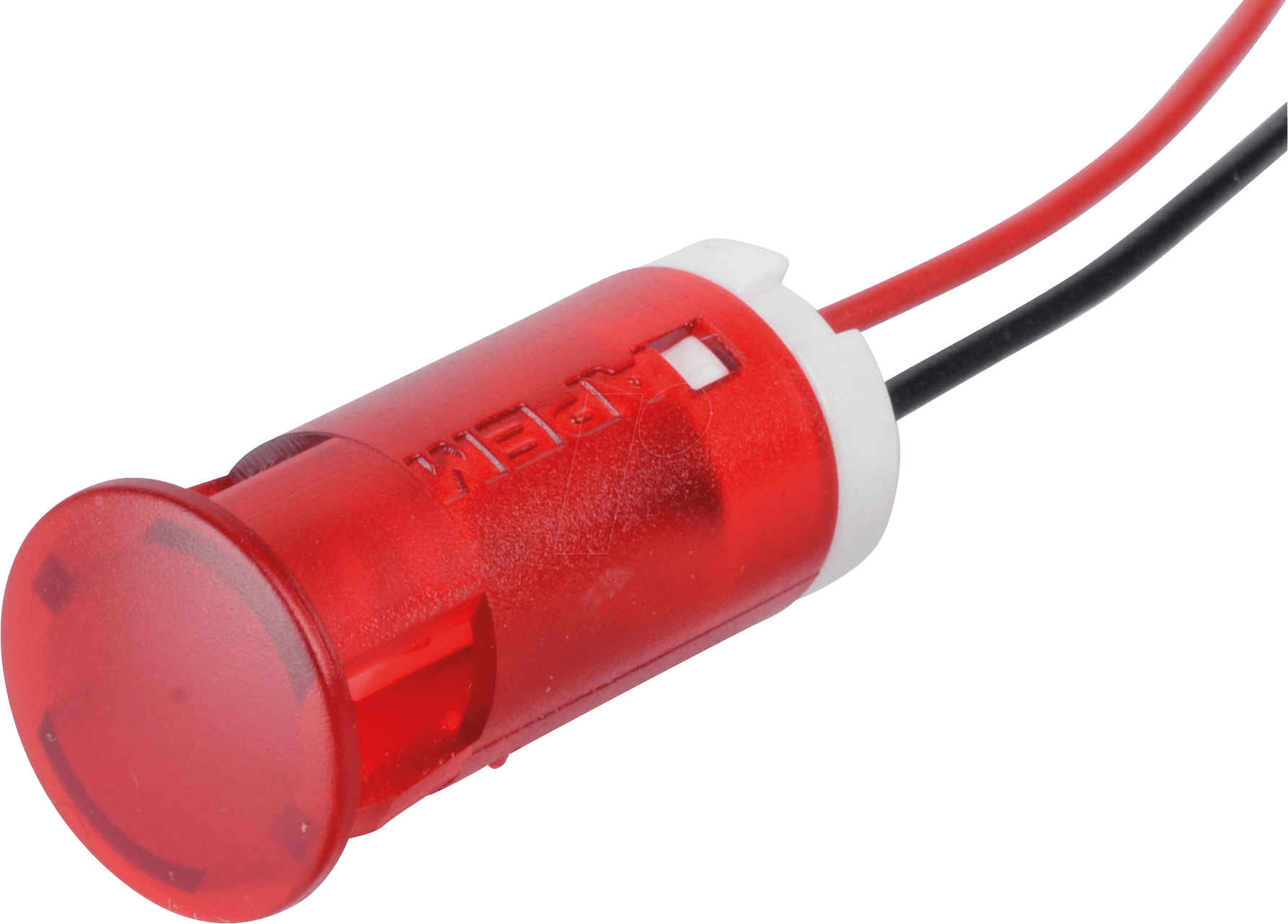 APM QS123 R24 - LED-Signalleuchte, rot, 24 V, Ø 12 mm, rund, bedrahtet