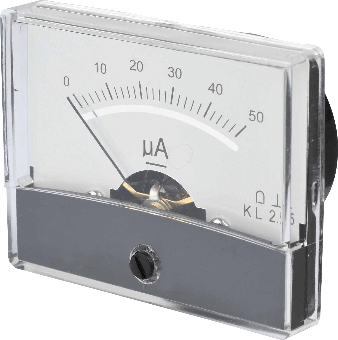 PM 2-50µA - Drehspul-Messwerk, 50 µA, 60x46 mm