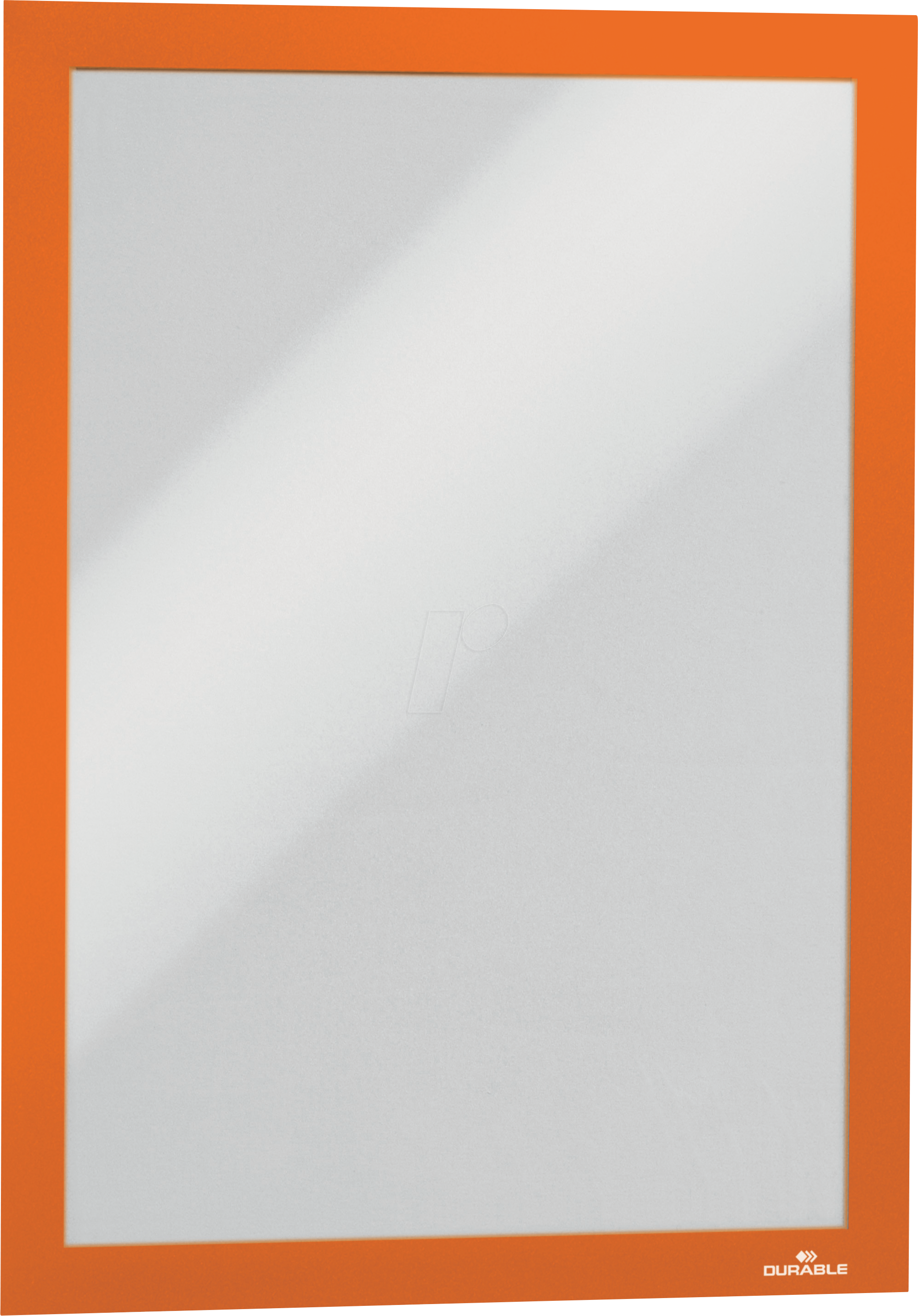 DURABLE 487209 - Info-Rahmen, A4, selbstklebend, aufklappbar, orange, 2 Stück