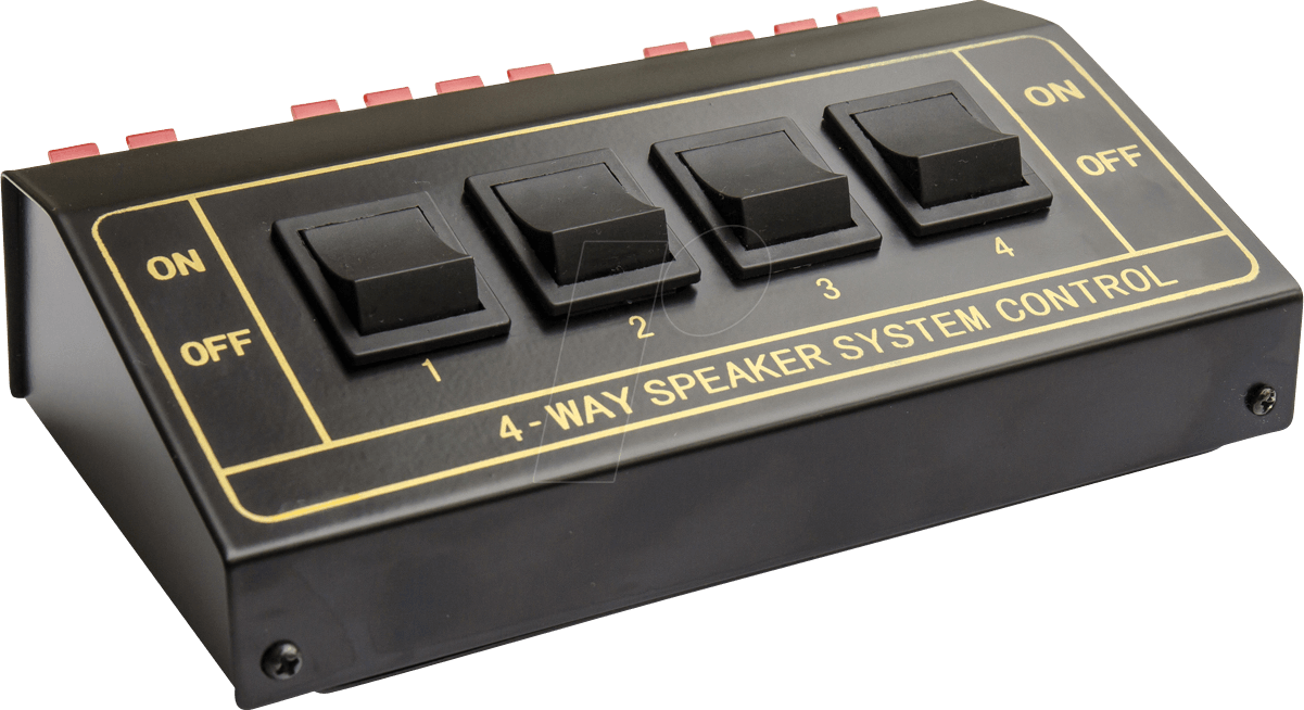 GC 5529 - Lautsprecher Umschaltpult, 4 fach