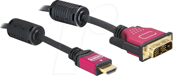 DELOCK 84344 - HDMI/DVI Kabel, 5,0 m