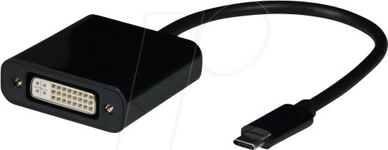 EFB EBUSBC-DVI - Adapter USB C > DVI, 1080p, 0,15 m