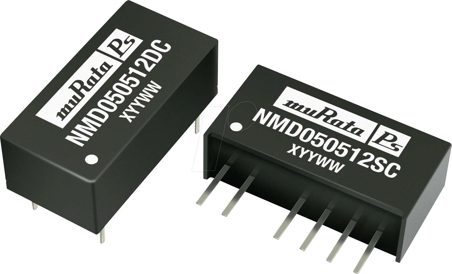 Thumbnail - NMD050505SC - DC/DC-Wandler NMD, 1 W, 5 V, 100 mA, SIL, Dual