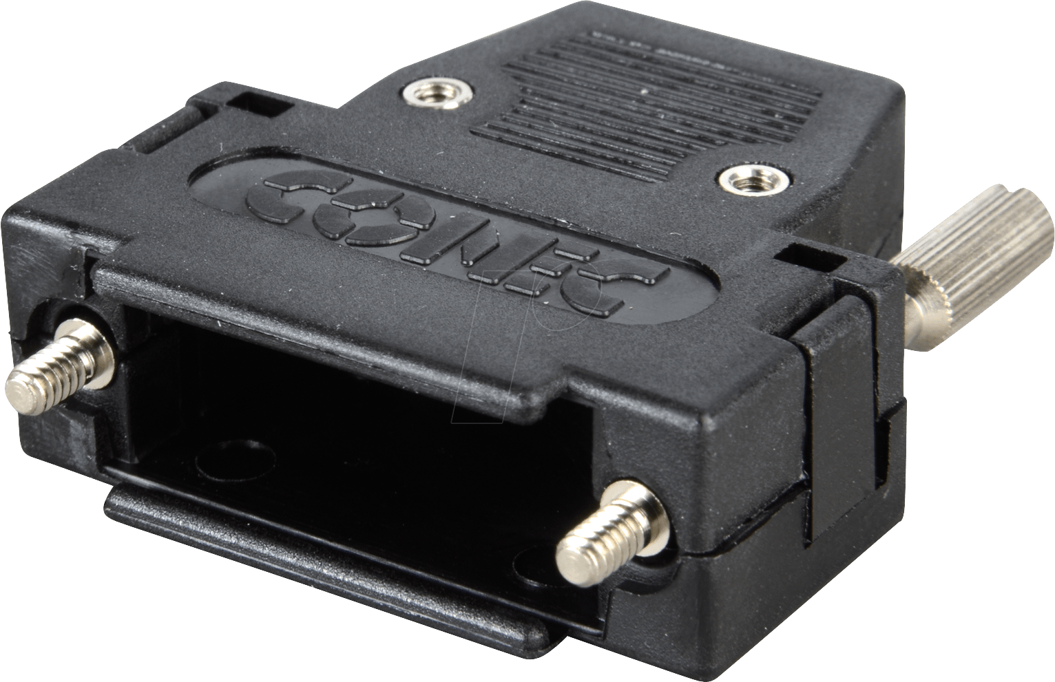 KAPPE KG 15 - D-SUB-Kappe f. 15-polig D-Sub, schwarz, gerade