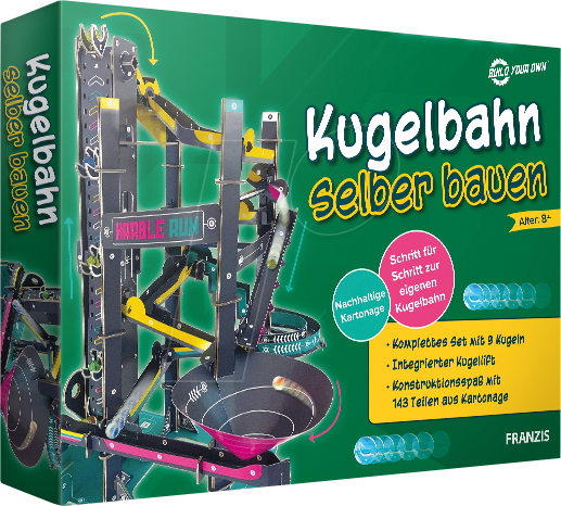 IS 9-631-67173-8 - Maker KIT - Kugelbahn selber bauen