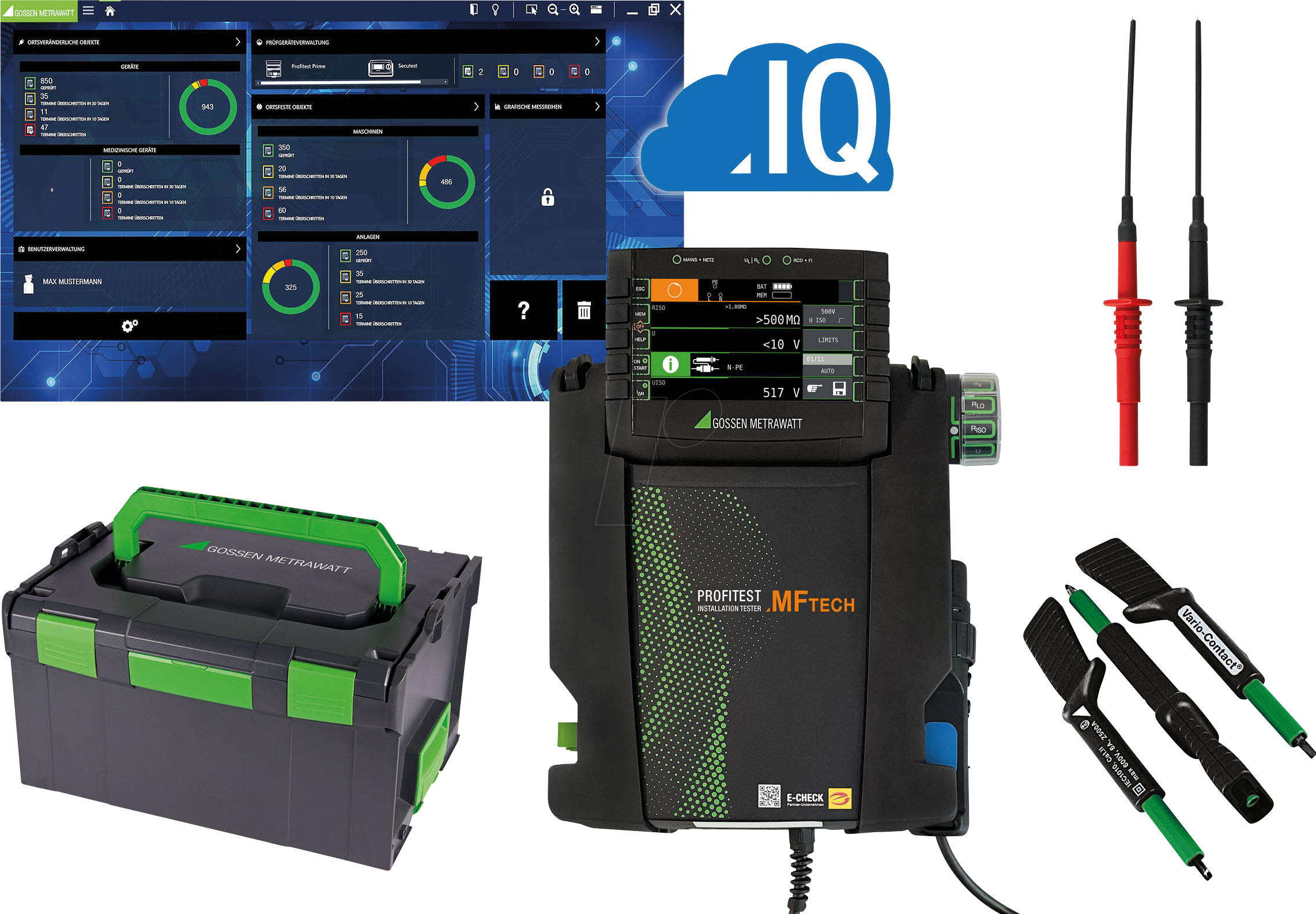 PROFI MF TECH SP - Prüfgerät PROFiTEST MF TECH, Starter-Set