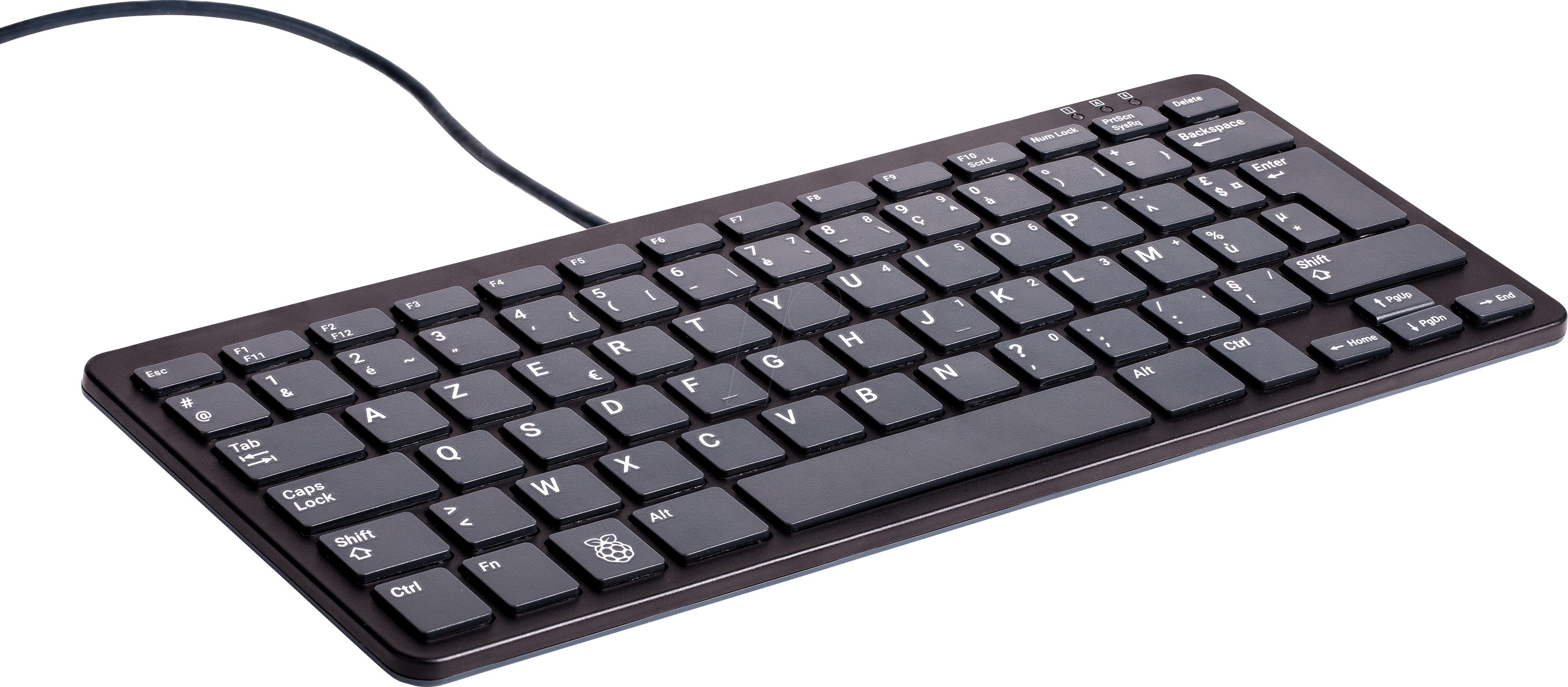 RPI KEYBRD FR BG - Raspberry Pi - Tastatur, FR, schwarz/grau