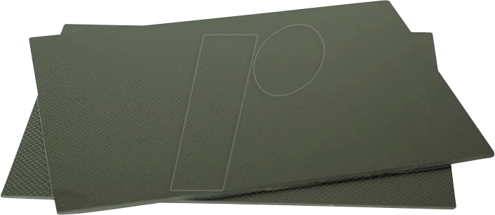 MAKERA 11395 - CNC, Kohlenstofffaserplatte, 4 mm, 200 x 250 mm