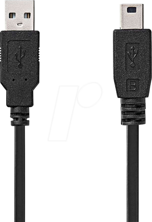 Thumbnail - N CCGL60300BK10 - USB 2.0 Kabel, A Stecker auf Mini-B Stecker, 1 m